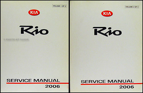 2006 Kia Rio Service Manual